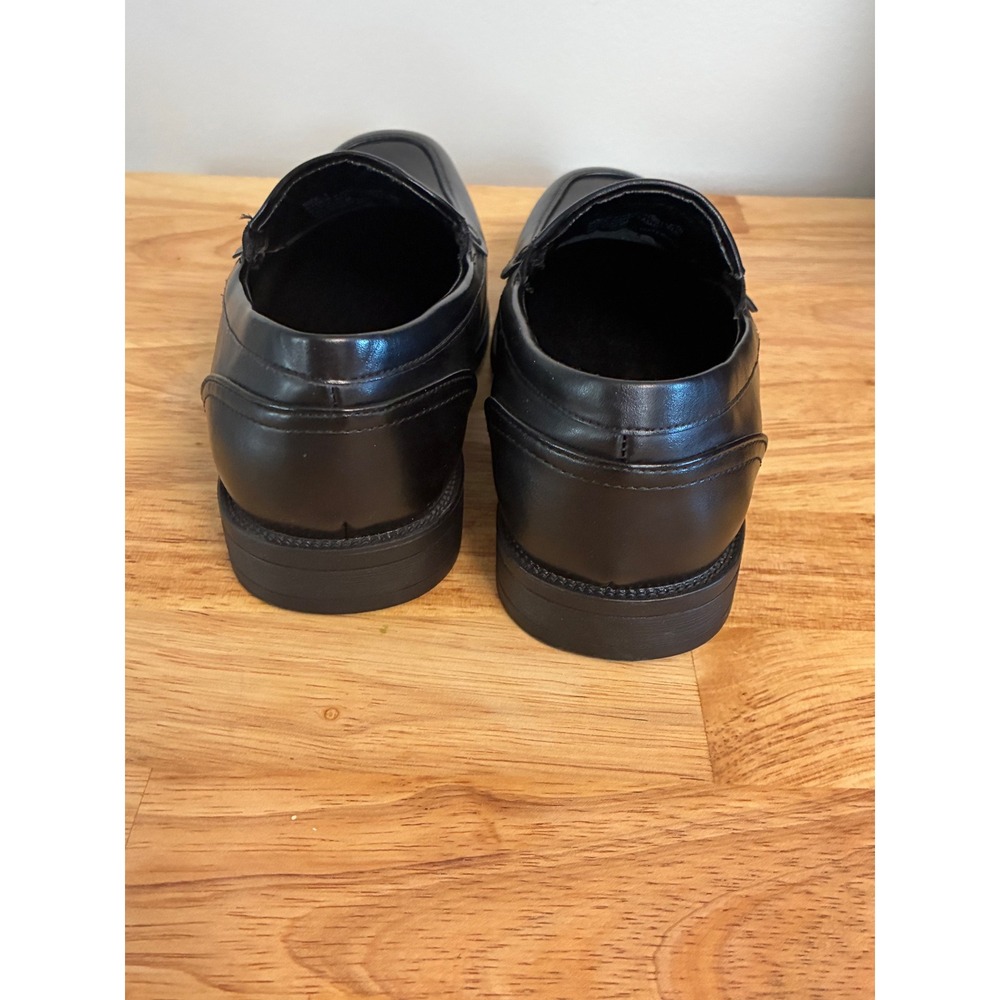 Perry Ellis Portfolio Sammy‎ Slip On Dress Shoes Kids Black Square Toe Size 1 - Picture 7 of 11